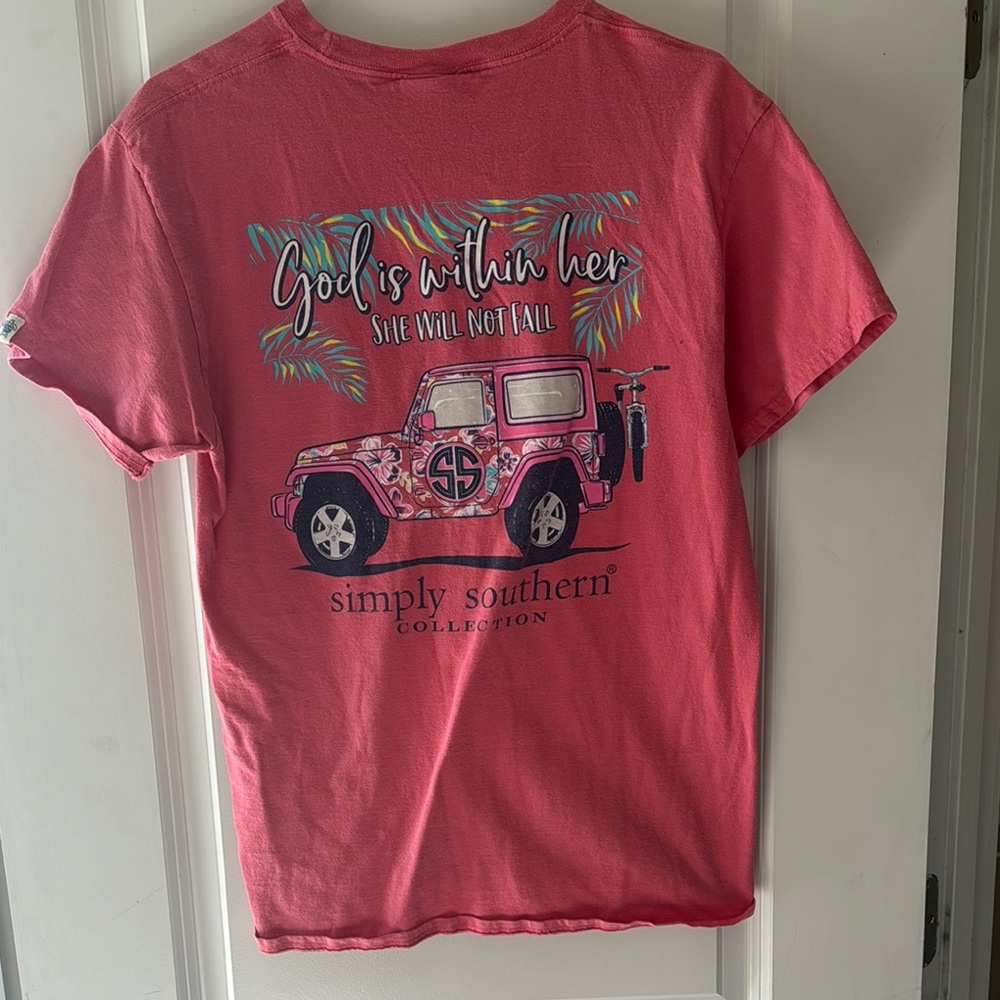 Simply Southern Kids Pink Graphic T-Shirt